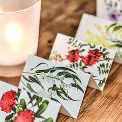 Australian Floral Emblems Gift-Tag Wallet