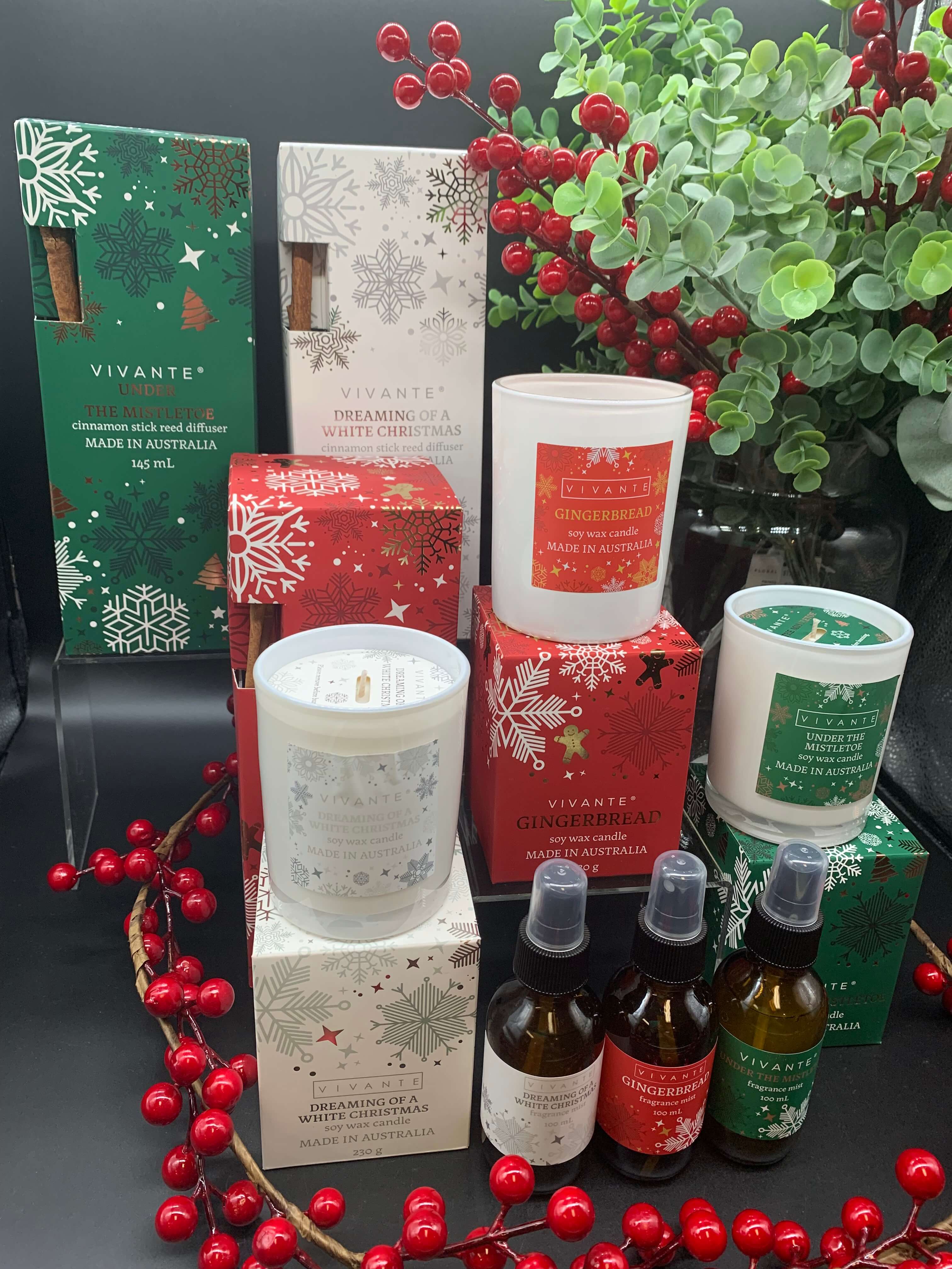 Australian Christmas Candle Range
