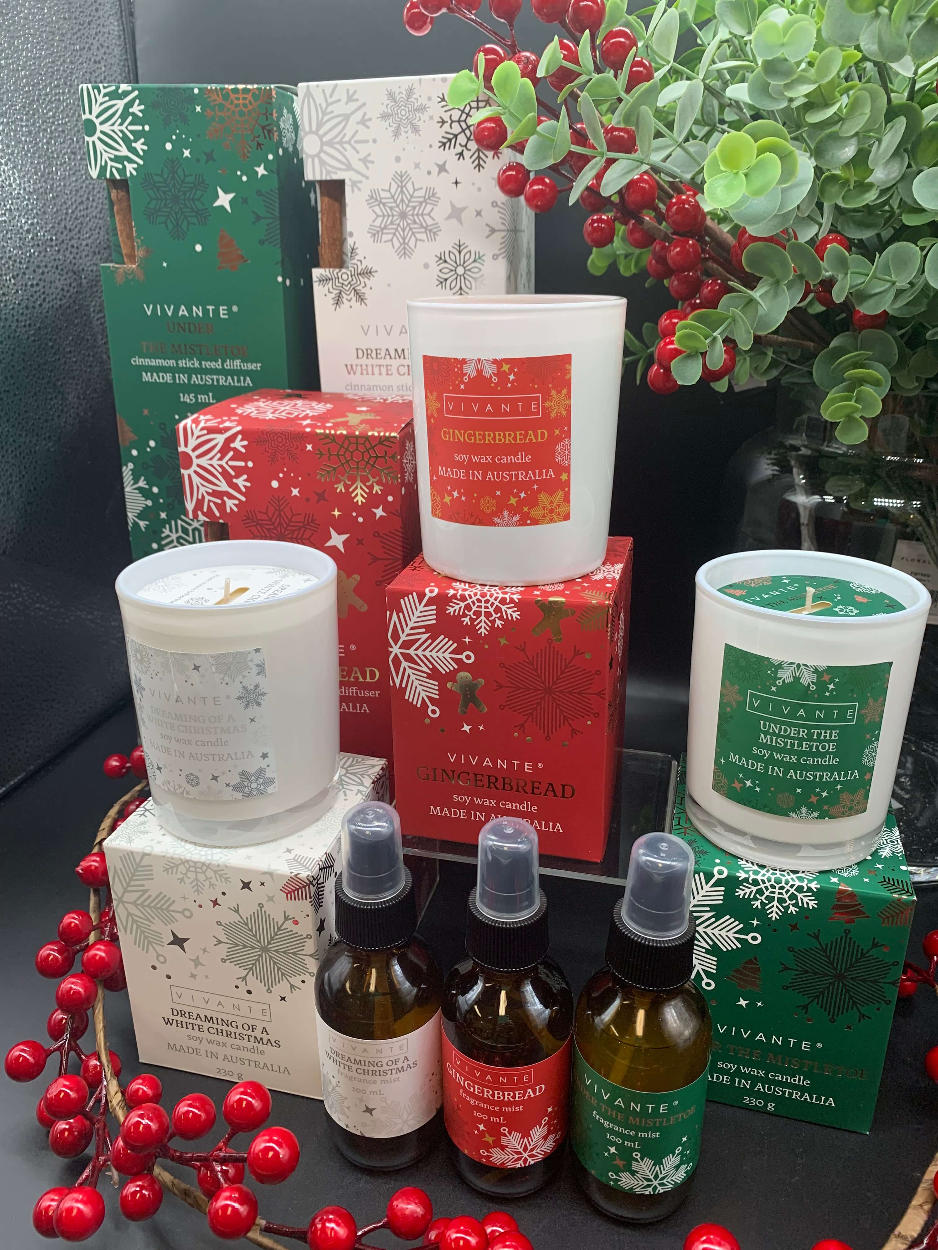 Australian Christmas Candle Range