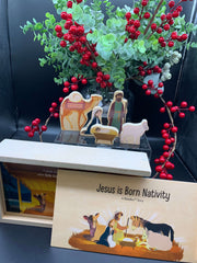 Jesus is Born Nativity Biblebox