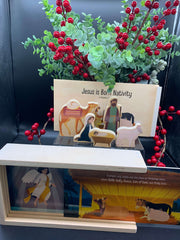 Jesus is Born Nativity Biblebox