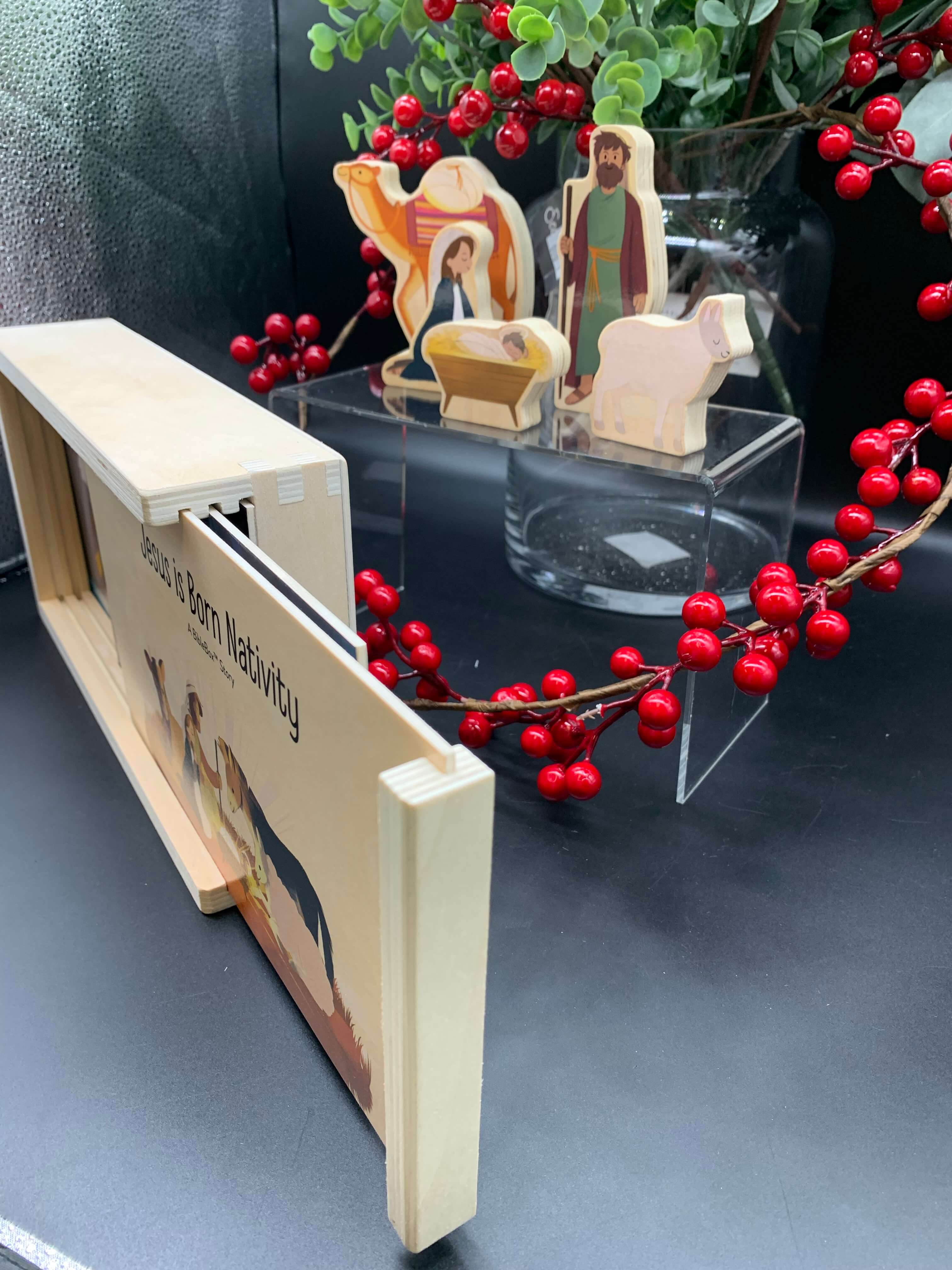 Jesus is Born Nativity Biblebox