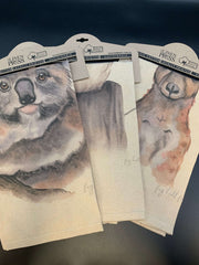 Australian Animal Tea towels
