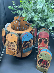 Australian Individual Wooden Coasters