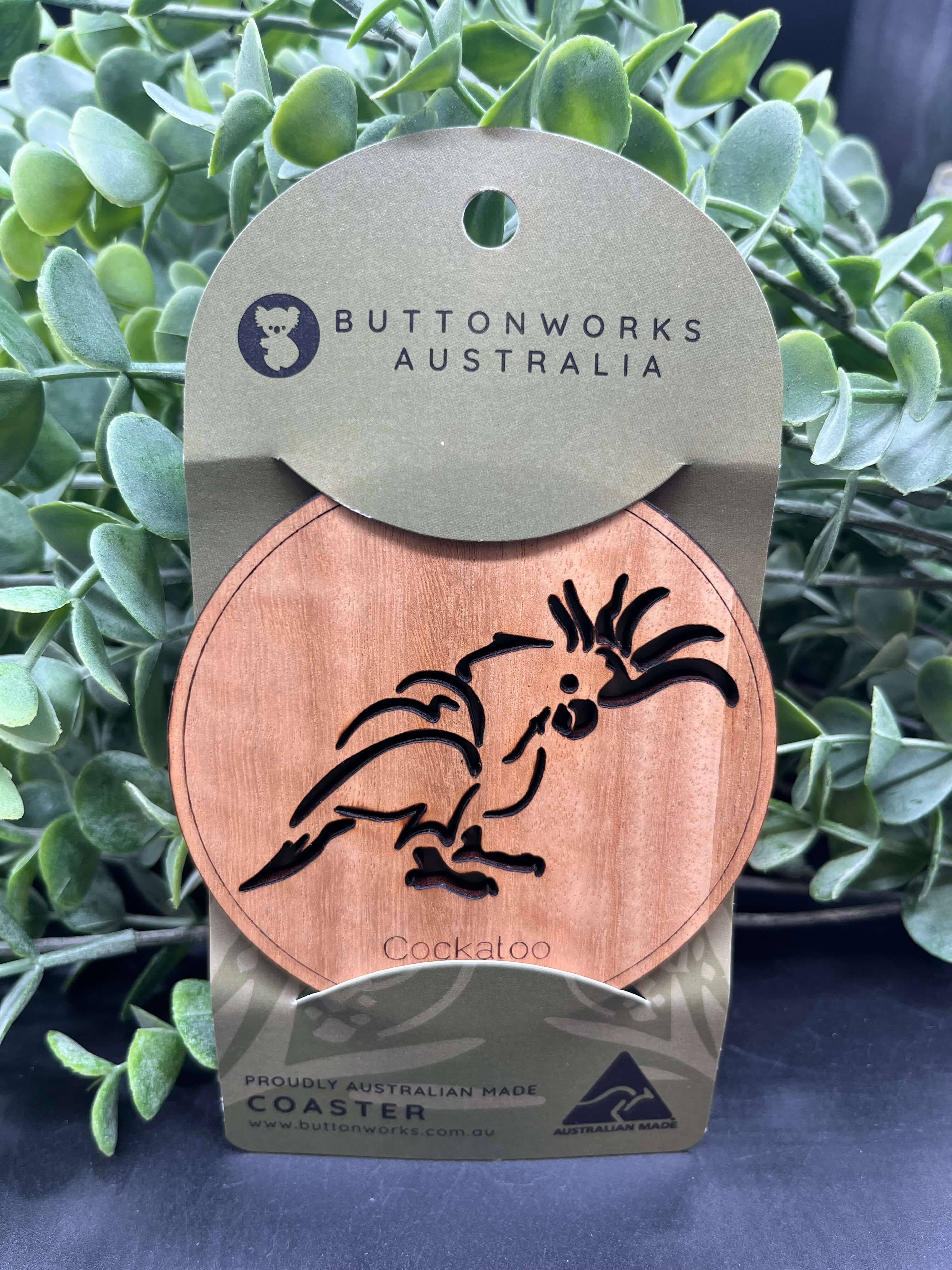 Australian Individual Wooden Coasters