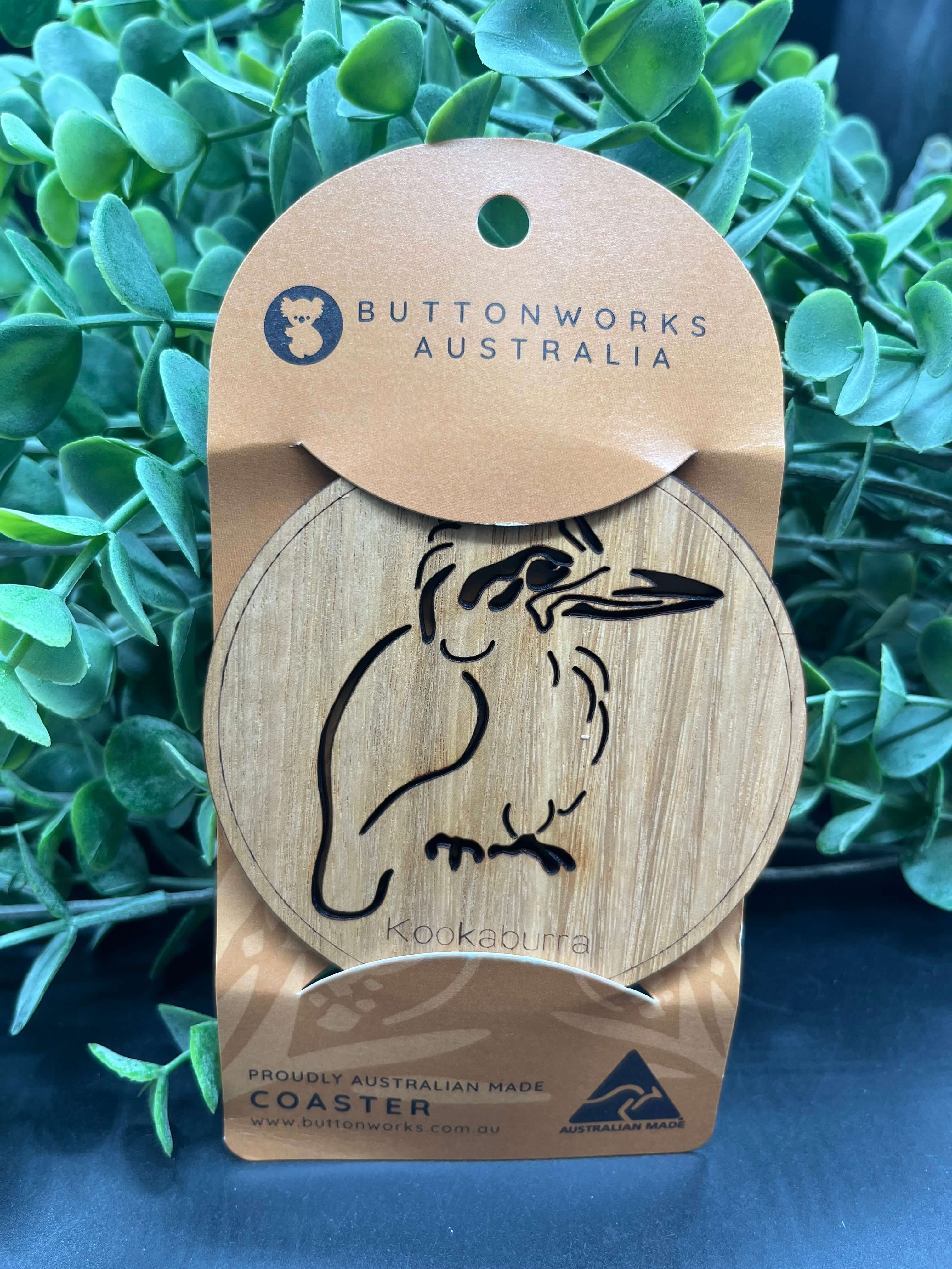 Australian Individual Wooden Coasters