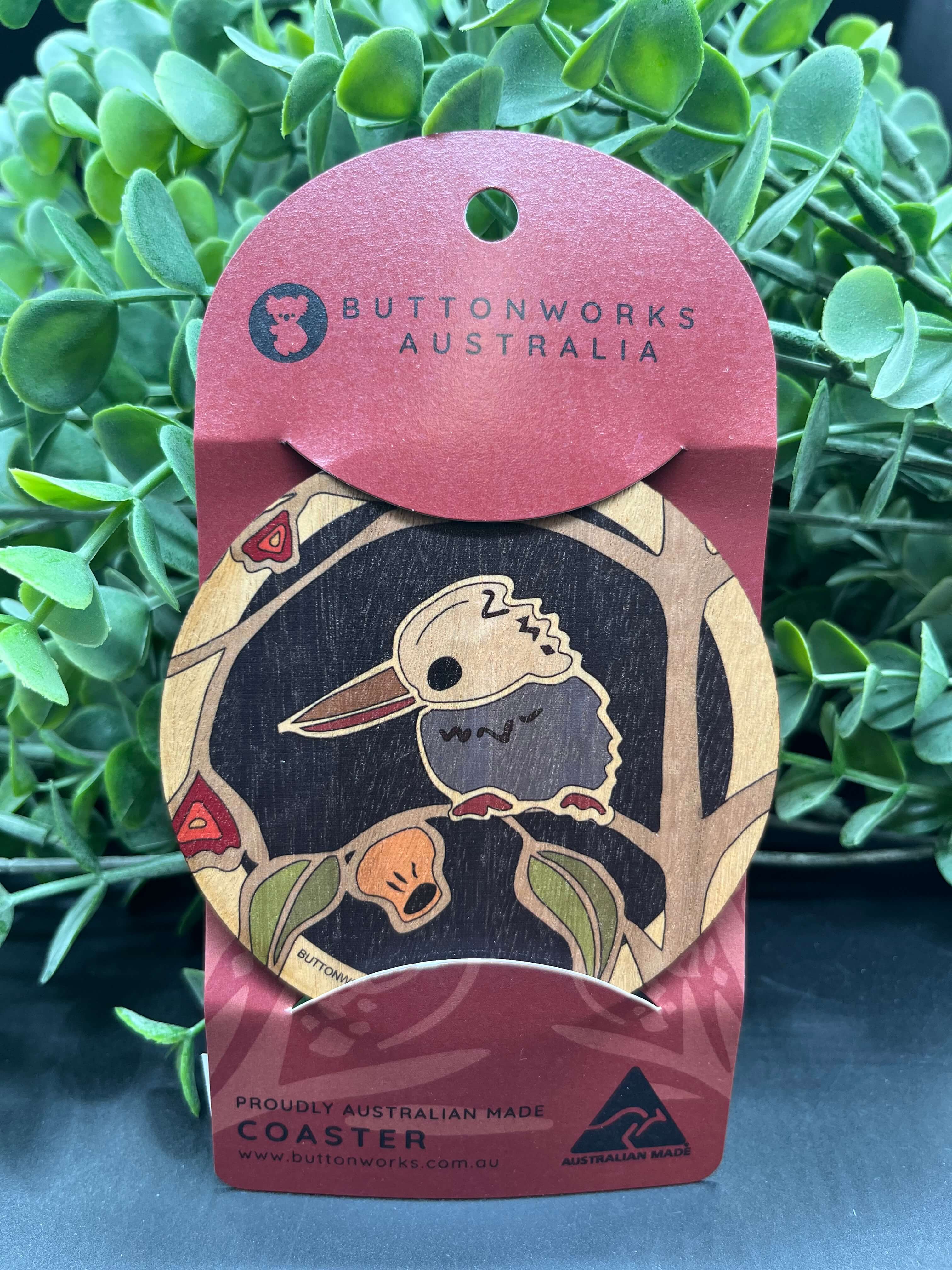 Australian Individual Wooden Coasters