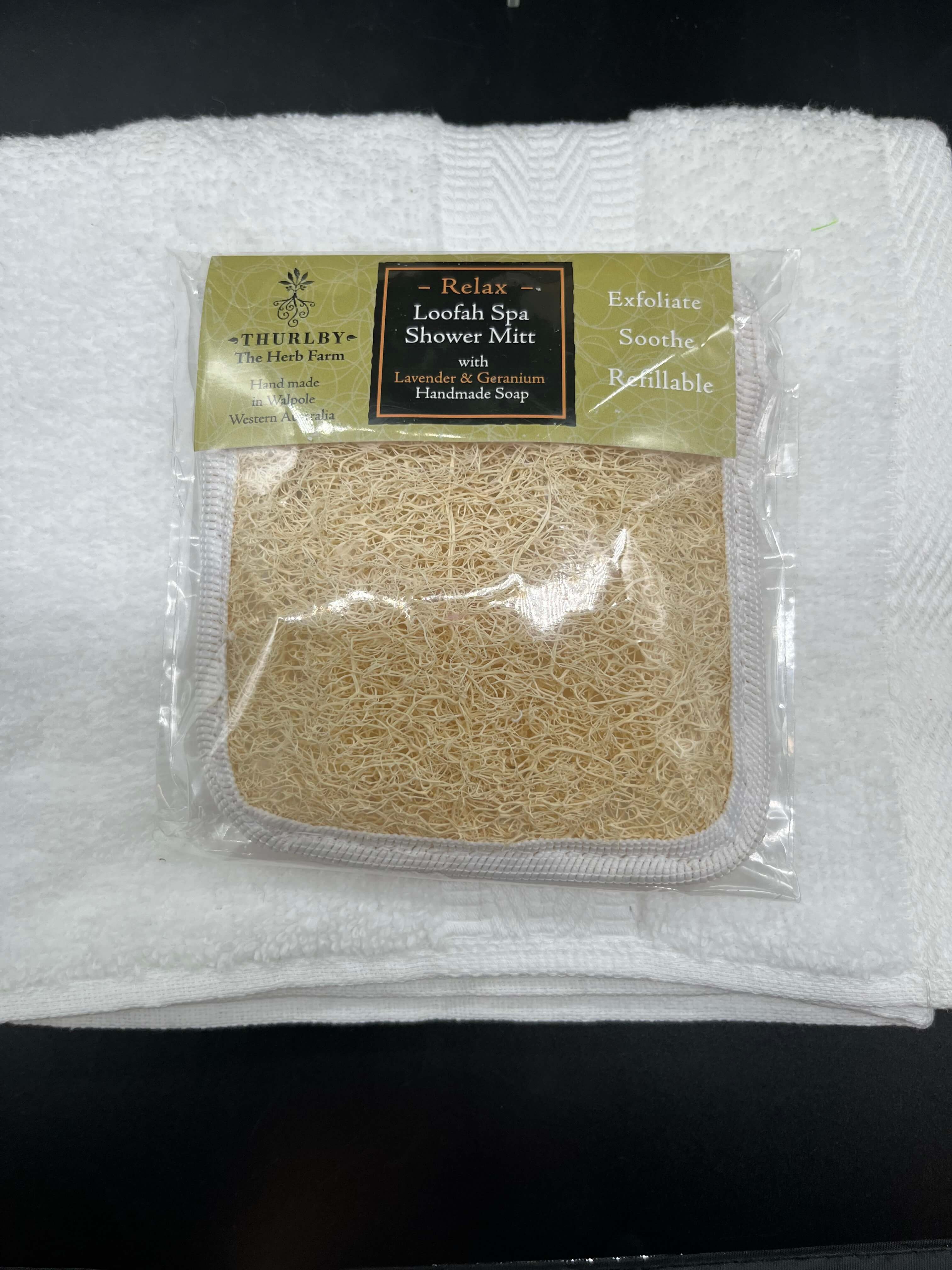 Loofah Spa Shower Mitt