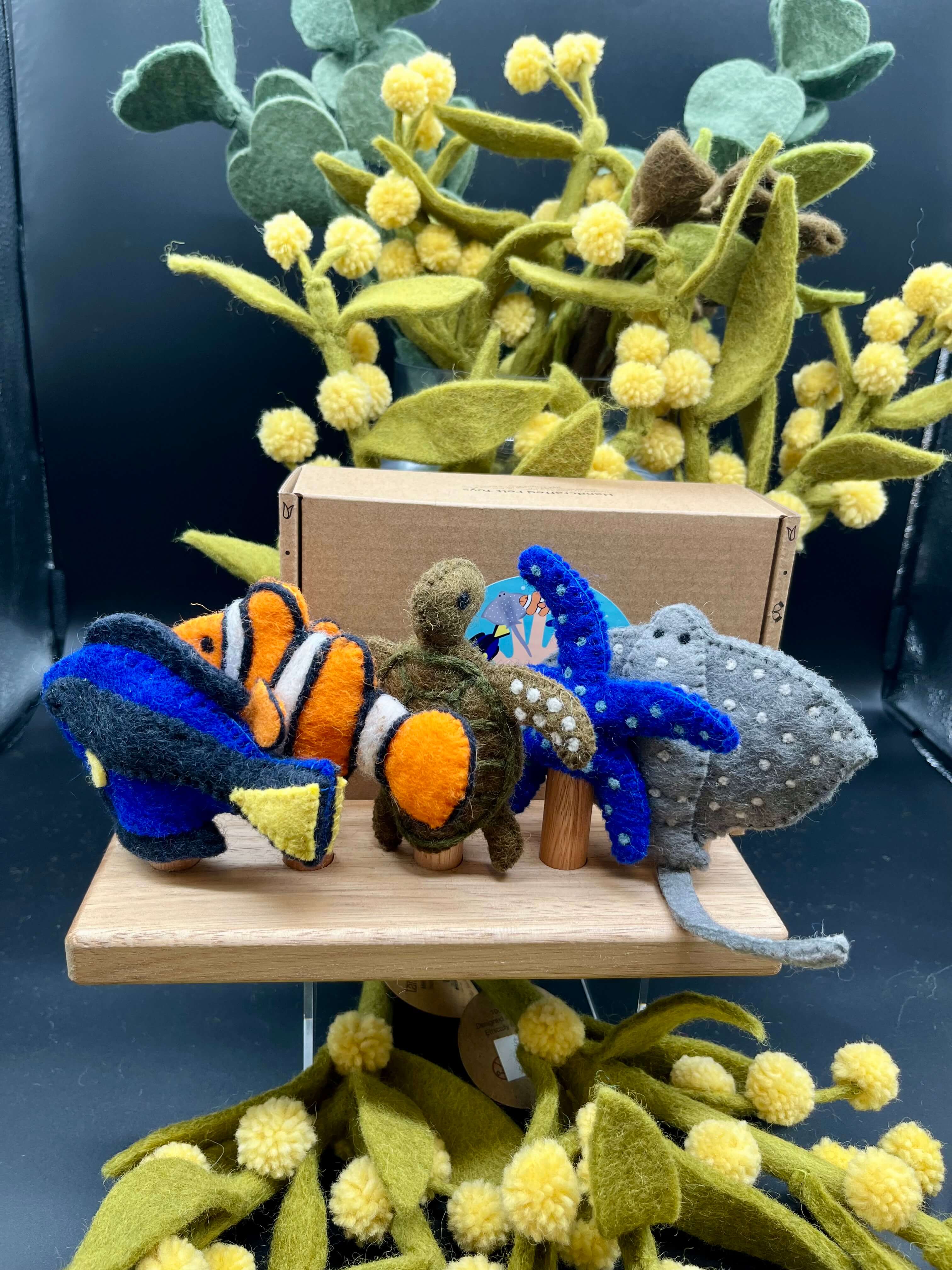 Coral Reef Finger Puppets