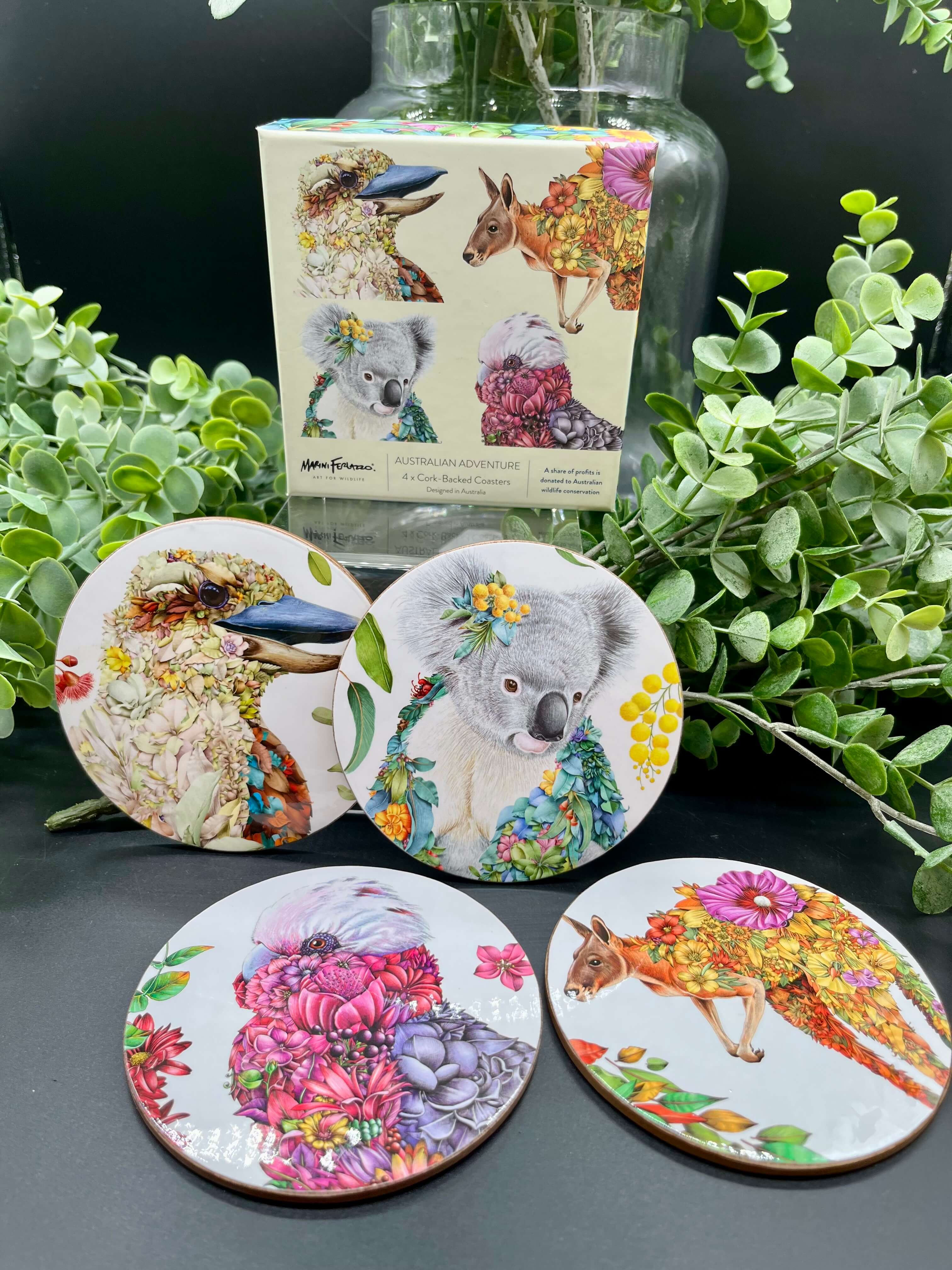 Australian Animals Drink Coaster Set