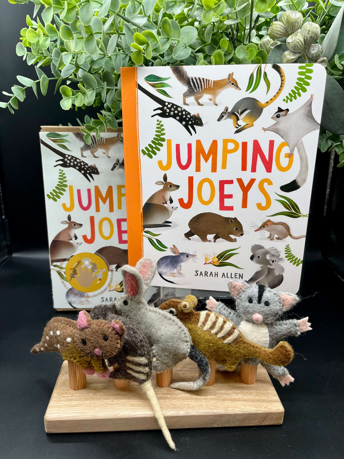 Jumping Joeys Finger Puppets and Book Set