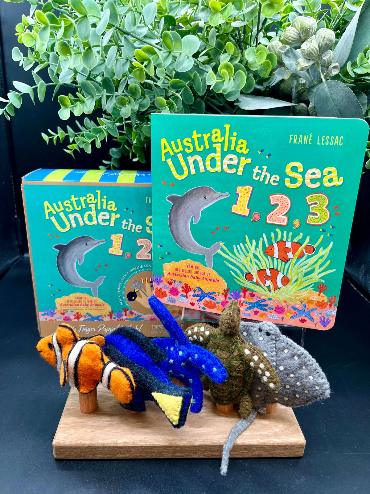 Under the Sea Book and Finger Puppet Set