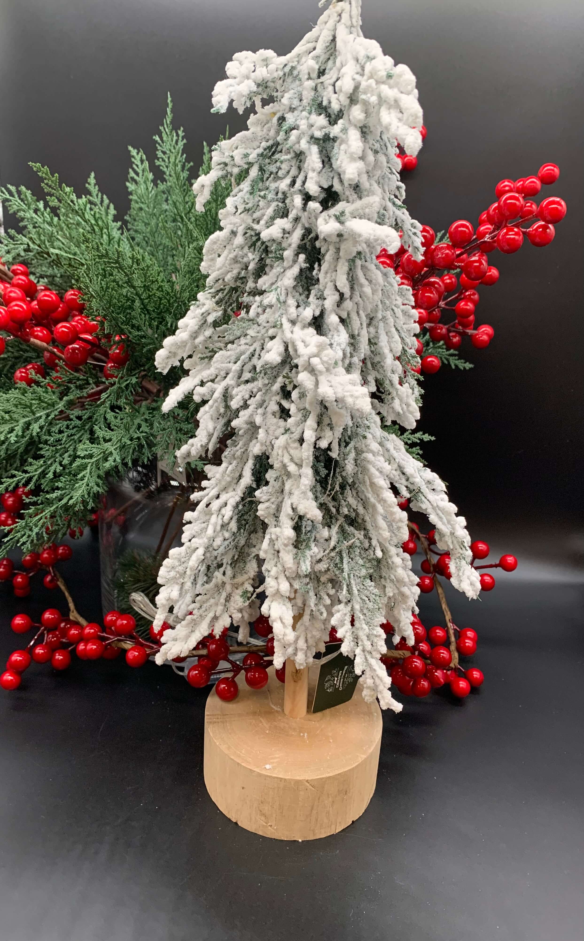 Christmas Frosted Down Swept Pine 46cm Tree
