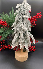 Christmas Frosted Down Swept Pine 46cm Tree