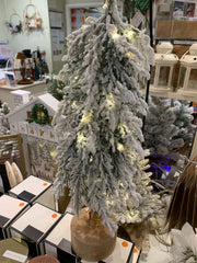 Christmas Frosted Down Swept Pine 46cm Tree