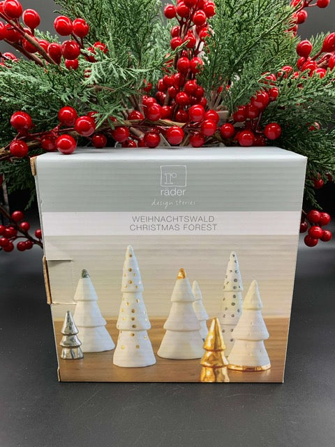Christmas Tree Decoration Figurine Set