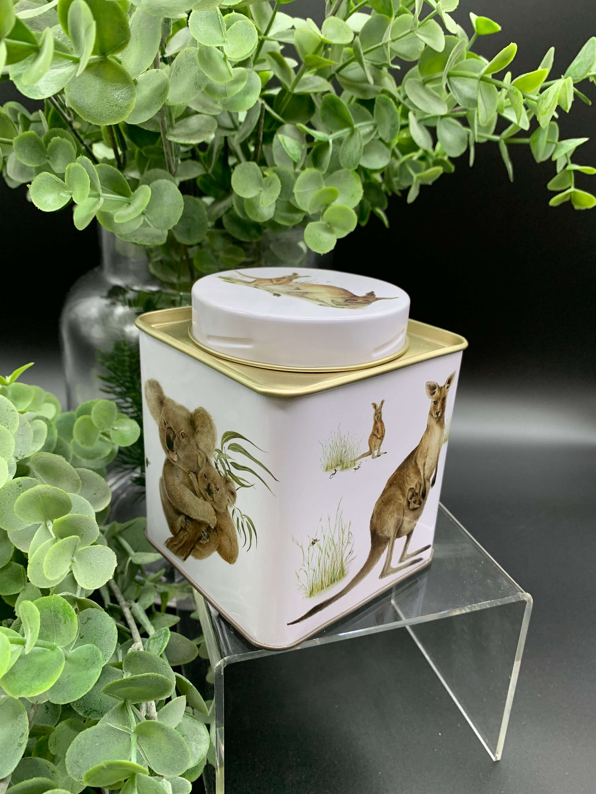 Australiana Tin Tea Caddies