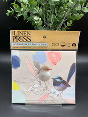 Australian Blue Wren Microfibre Lens Cloths