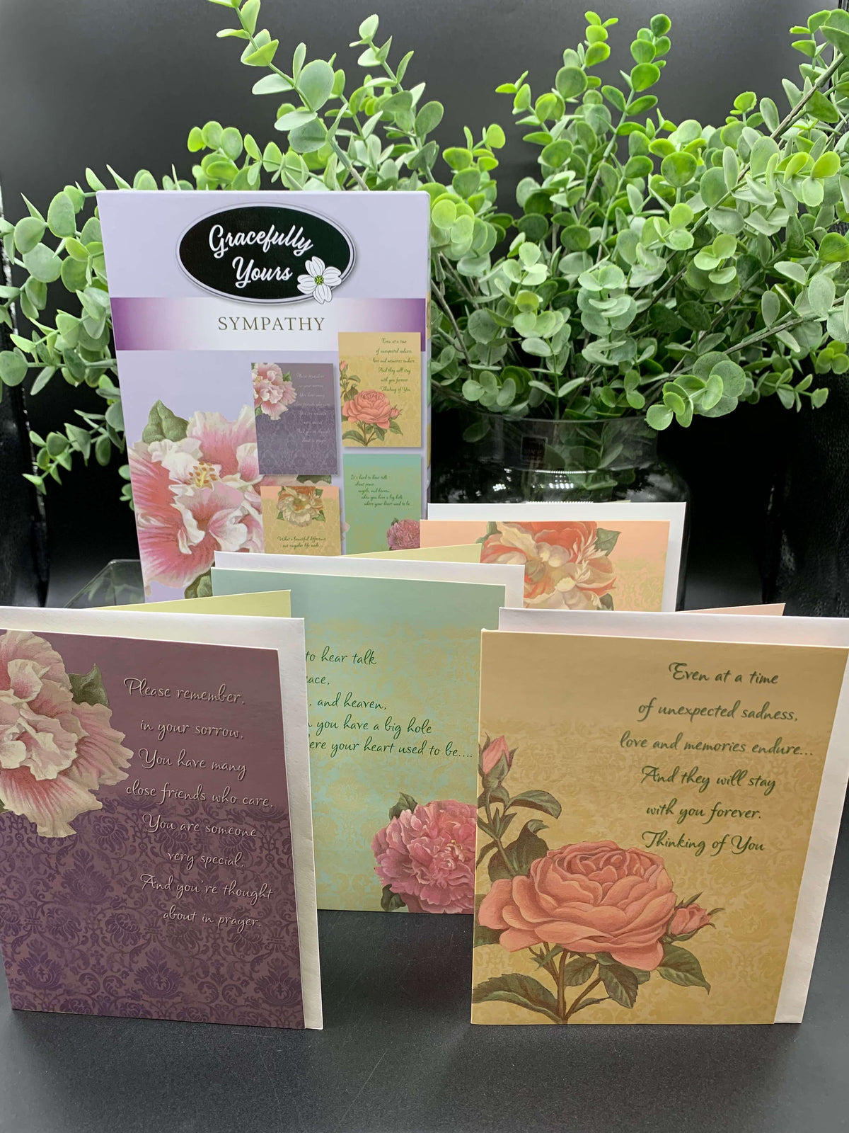 "Gracefully Yours" Sympathy Boxed Cards