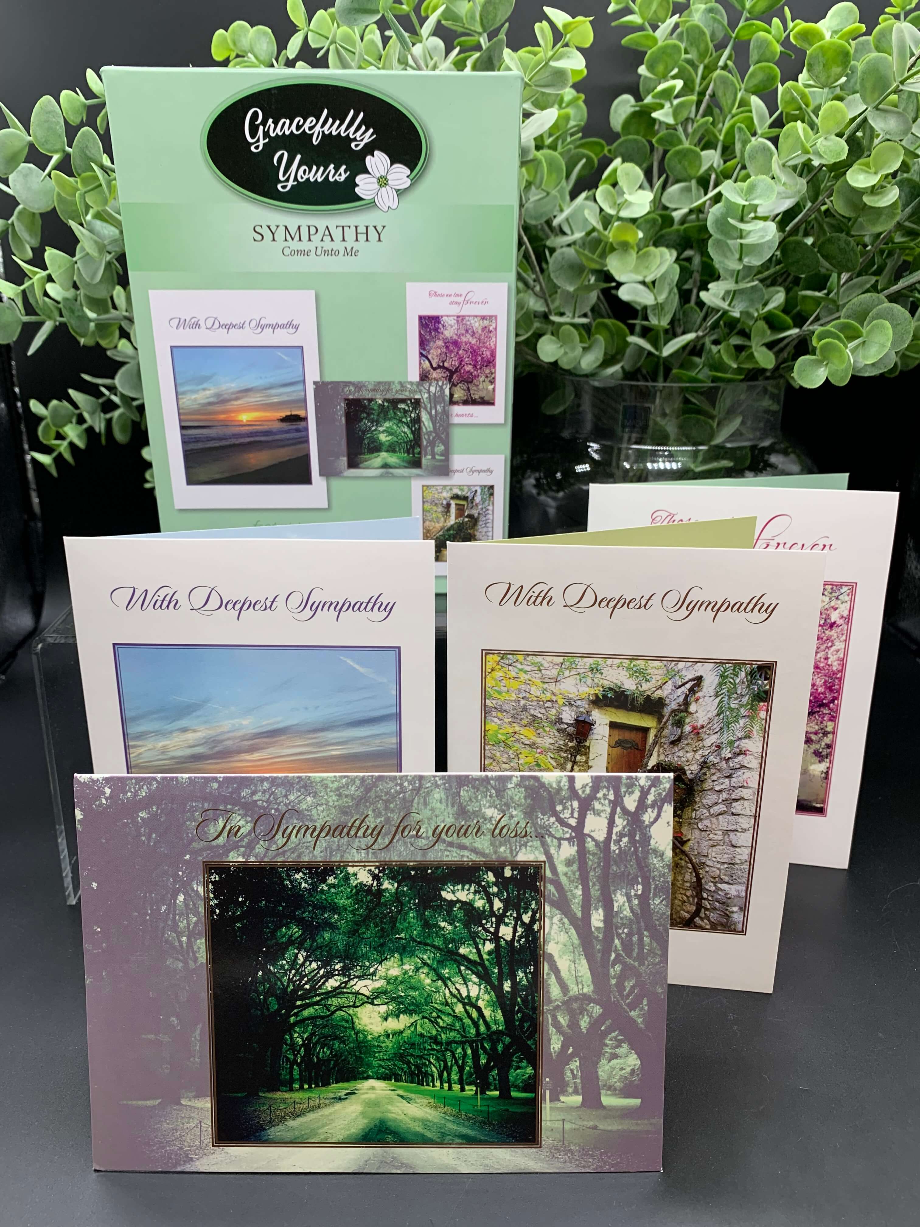 "Gracefully Yours" Sympathy Boxed Cards