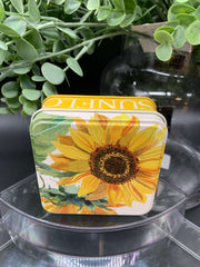 Floral Square Tins