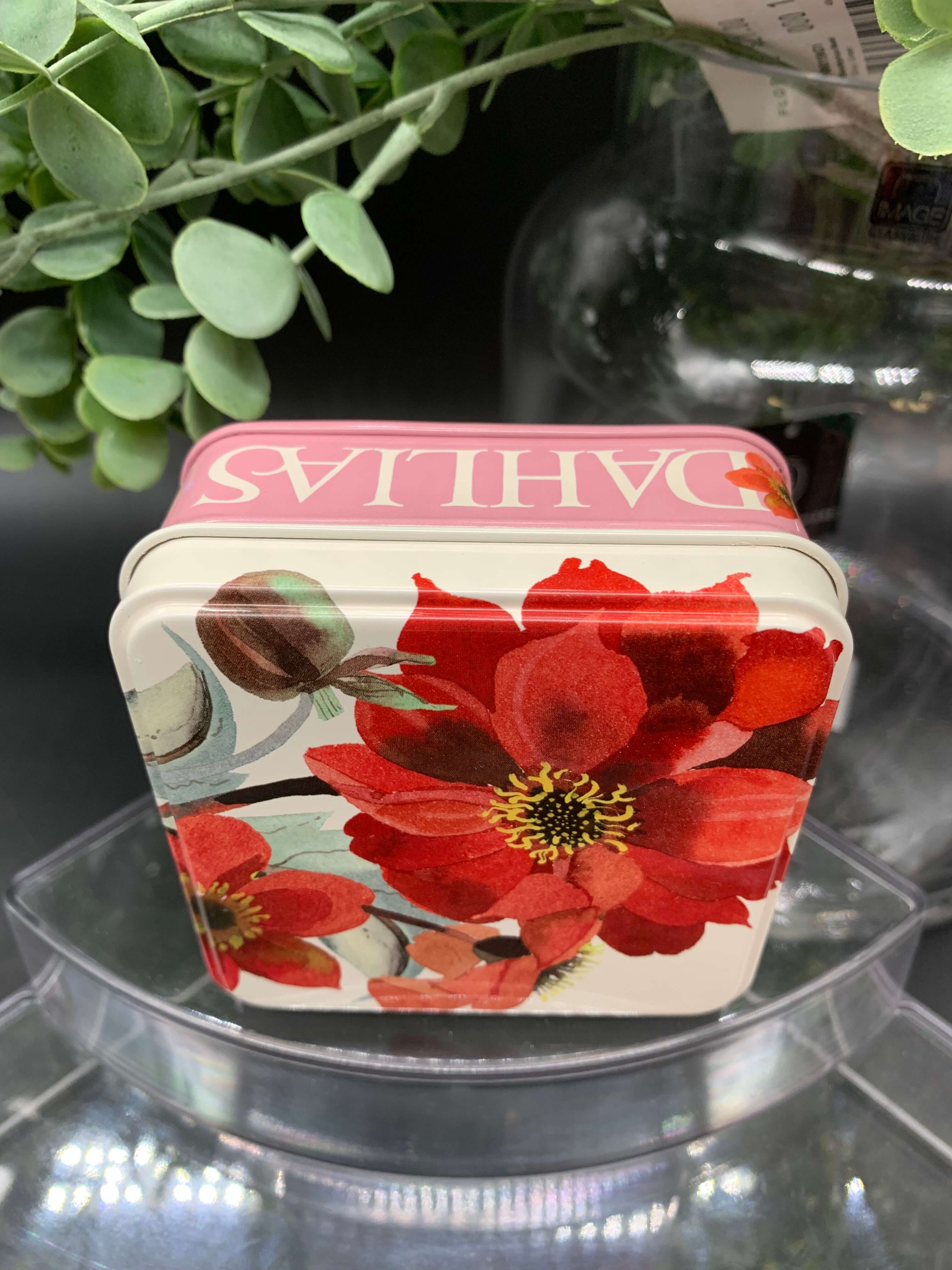 Floral Square Tins