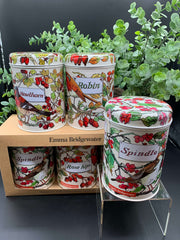 Tin Bird Canisters