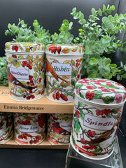 Tin Bird Canisters