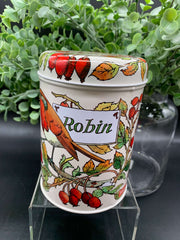 Tin Bird Canisters