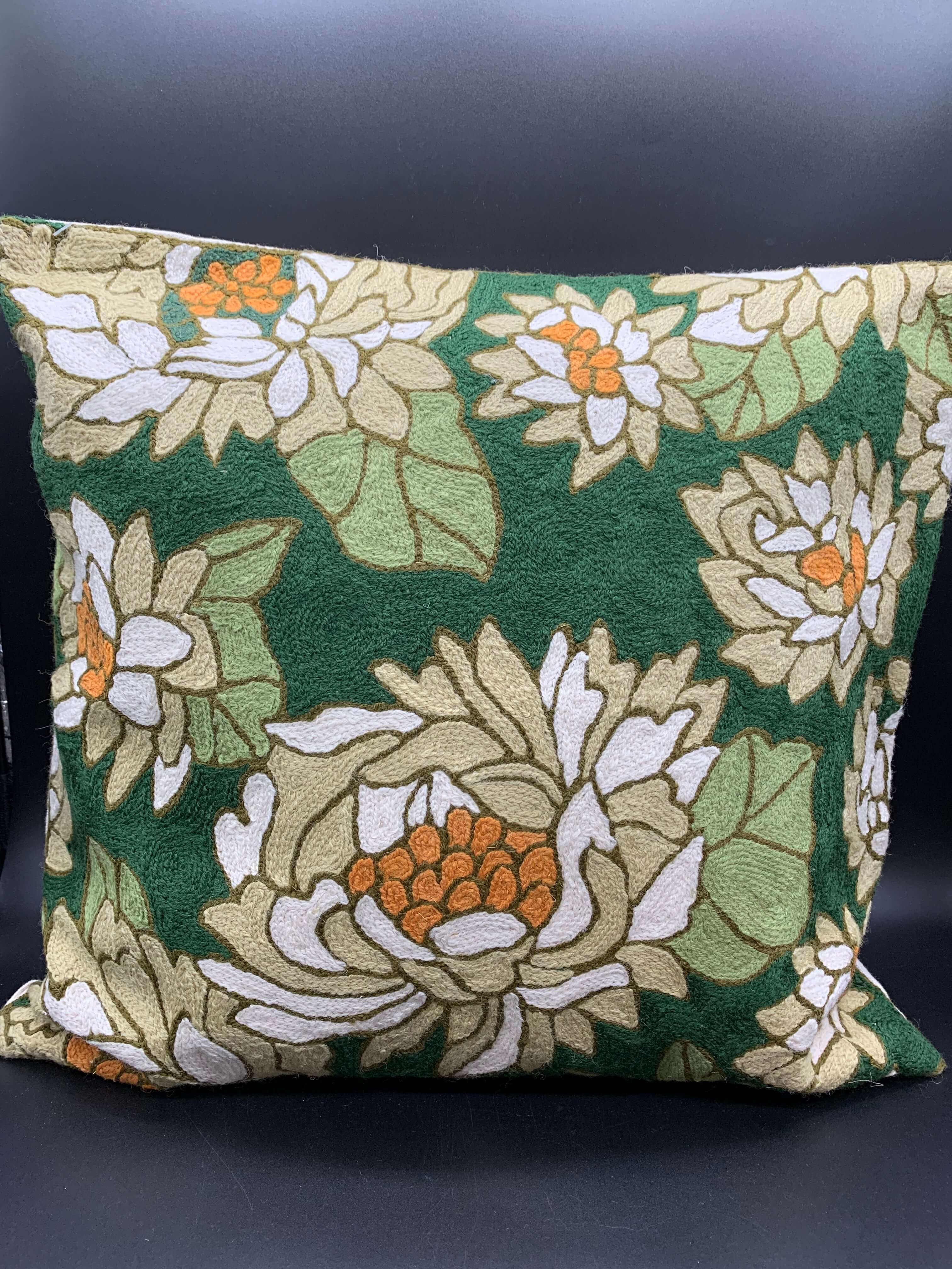 Handmade Chain Stitched Cushion Covers