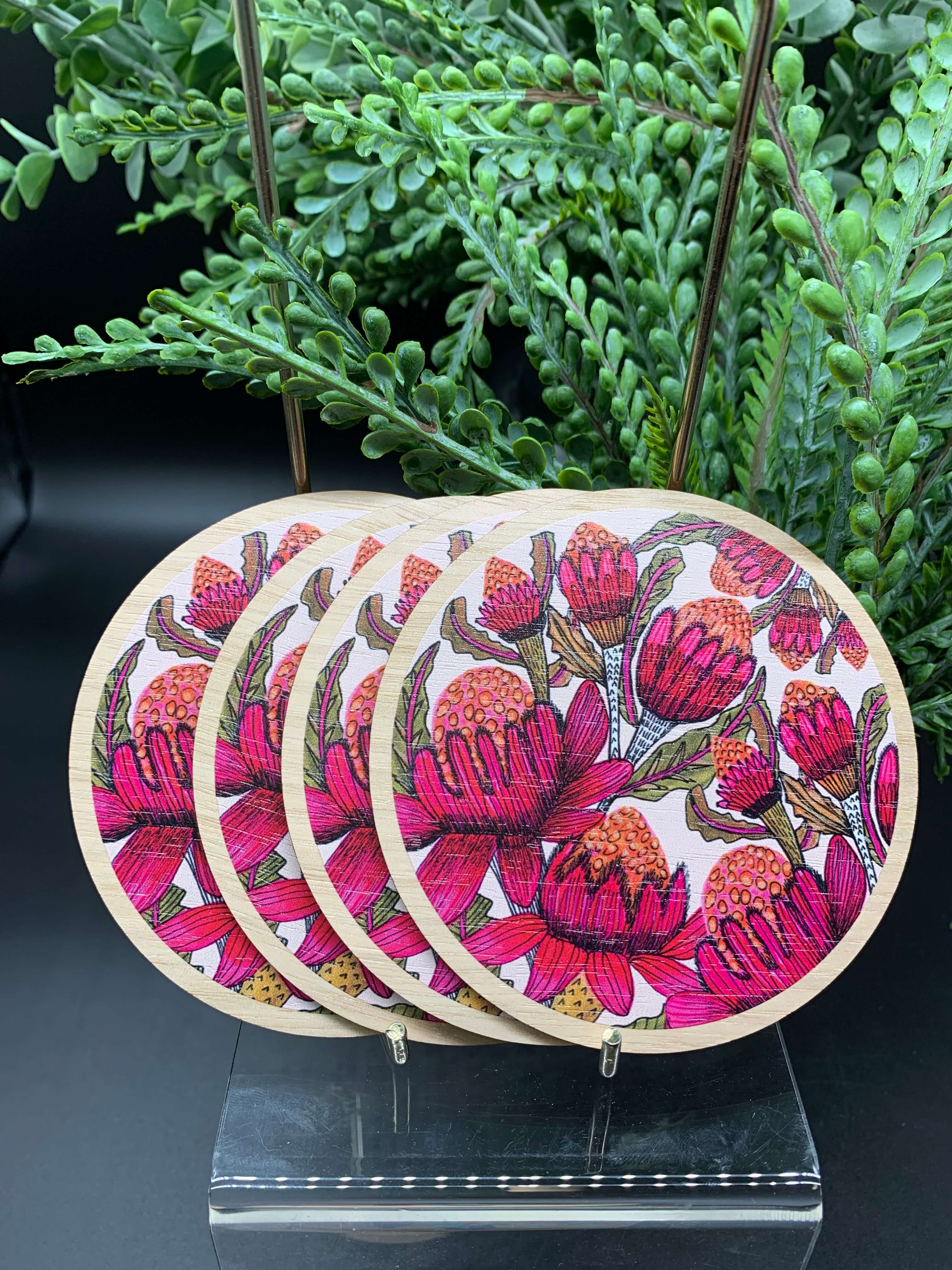 Australian Wooden Coasters