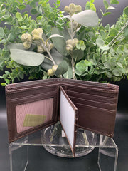 Men's Coffee Leather Wallet