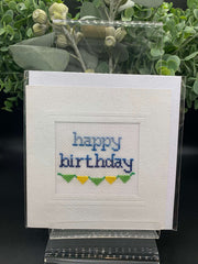 Fair Trade Cross Stitch Cards