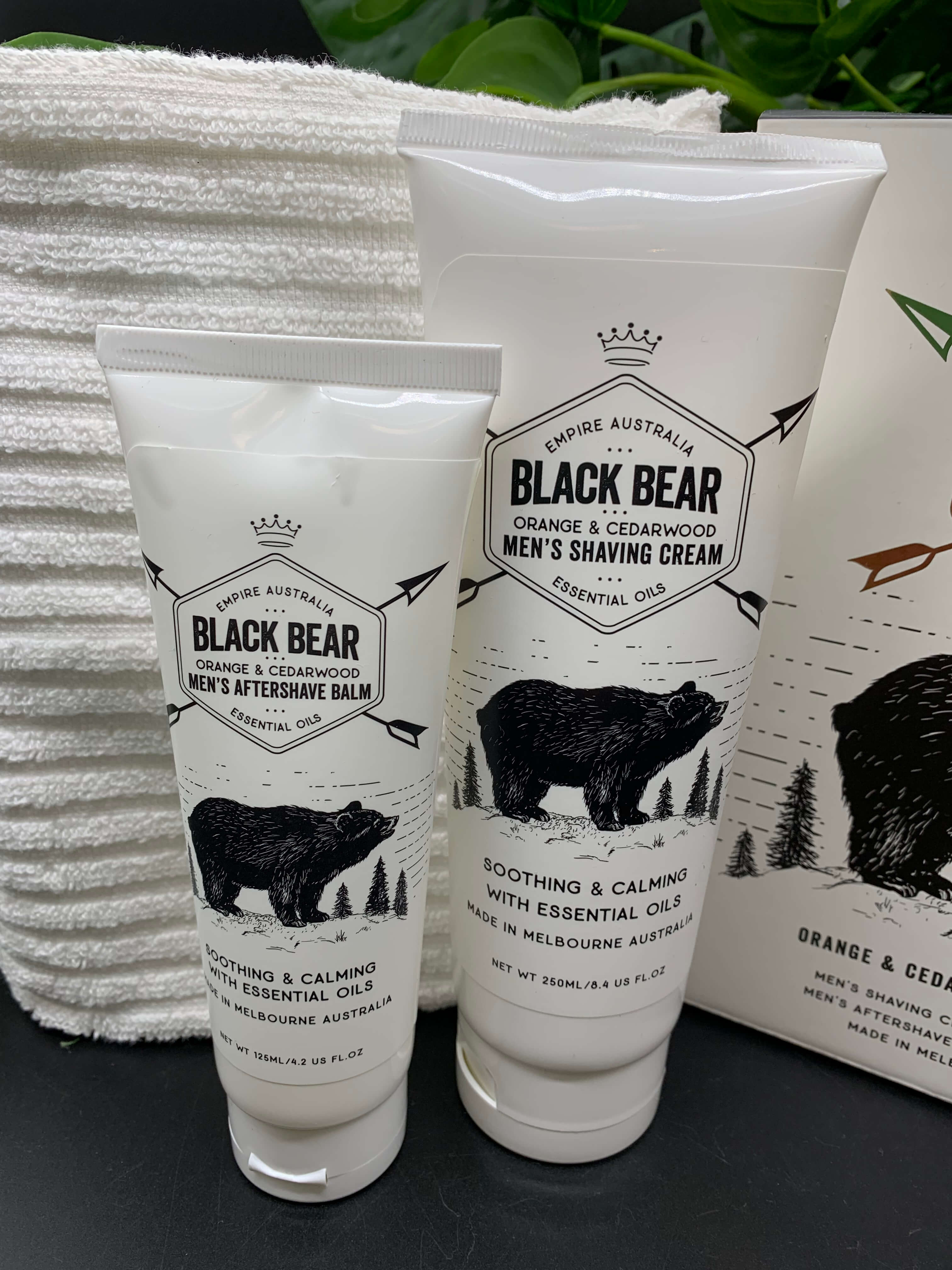 Men's Australian Black Bear Shaving Set
