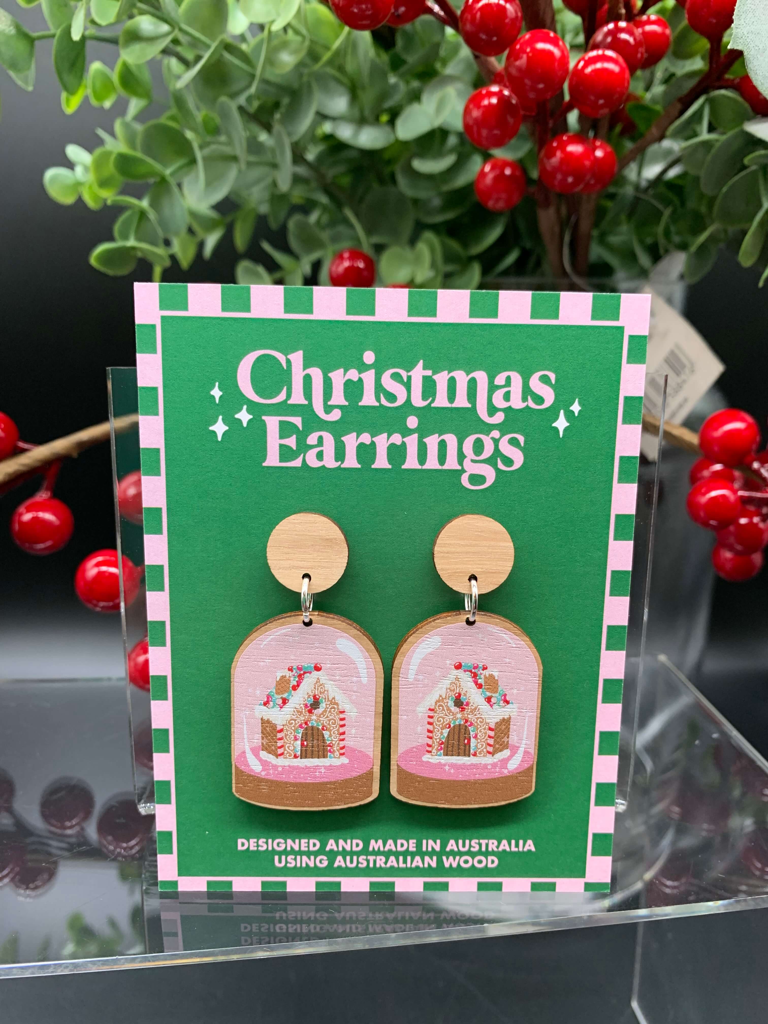 Australian Christmas Earrings