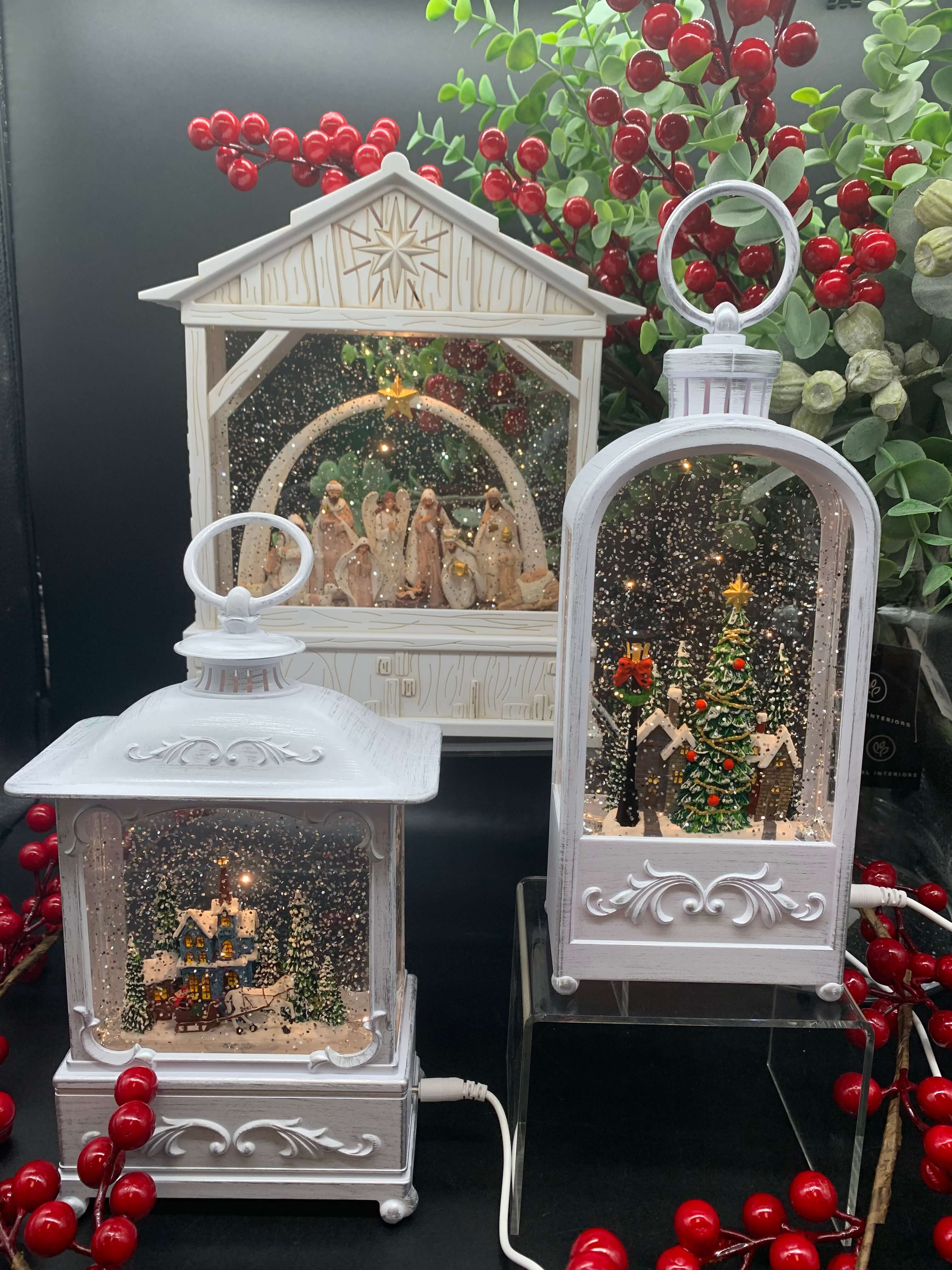Christmas White Lanterns