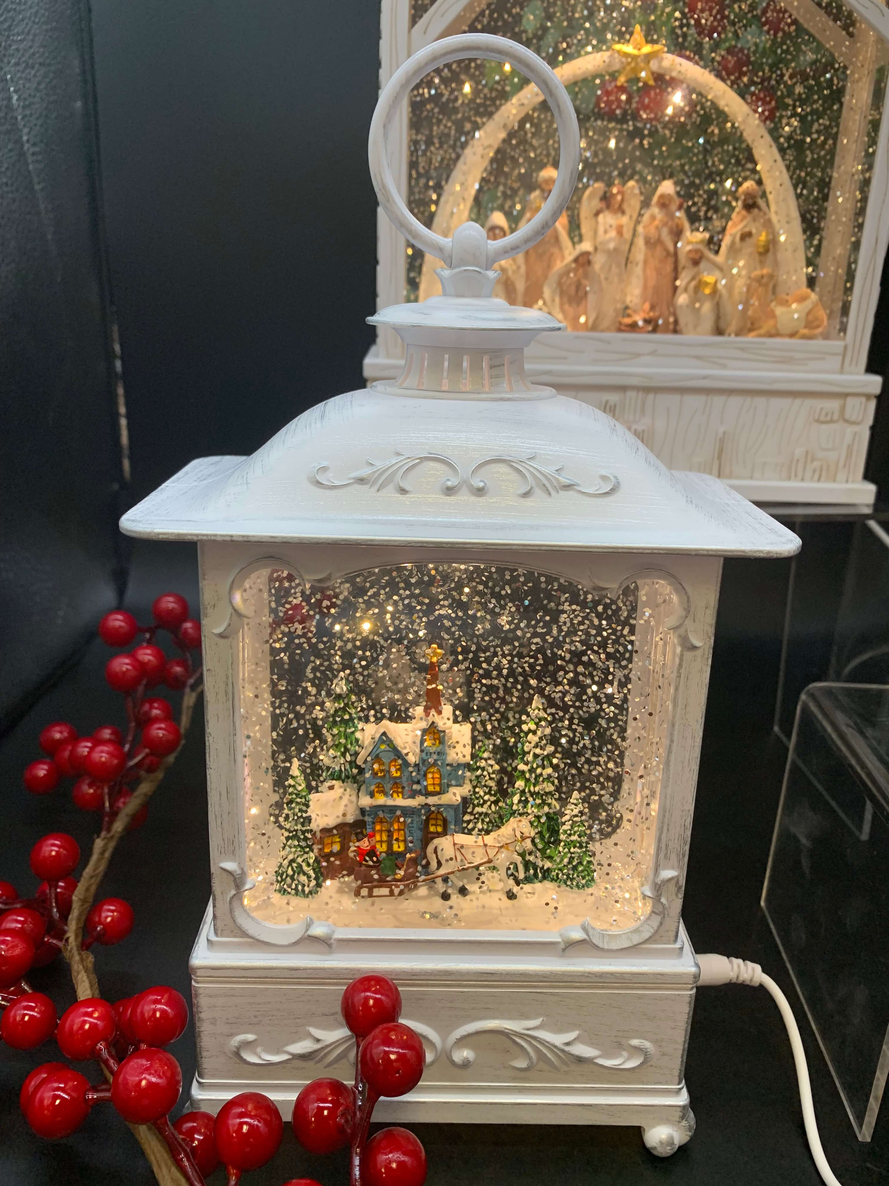 Christmas White Lanterns
