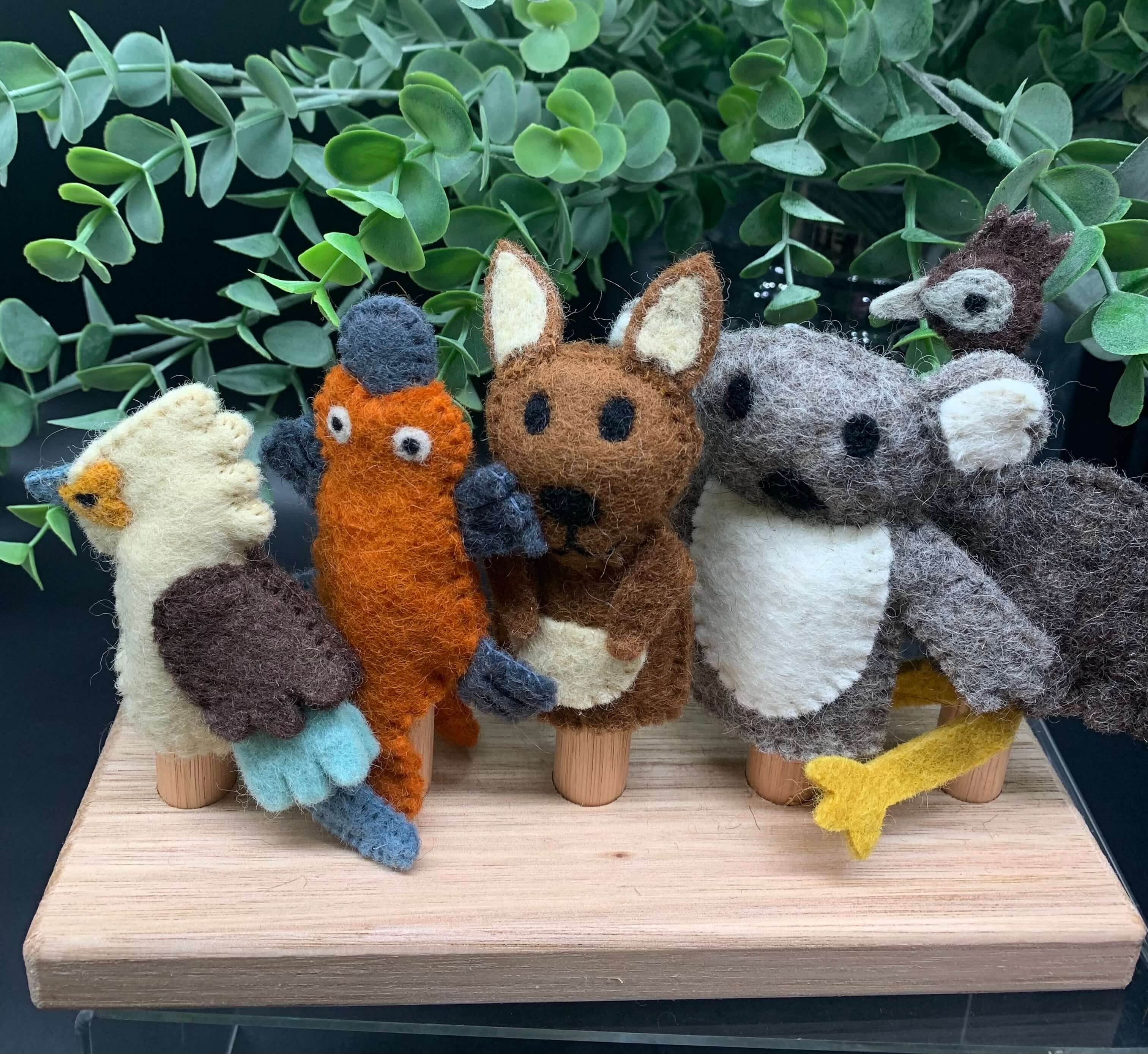 Australian Animal Finger Puppets