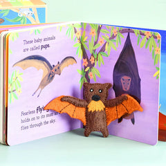 Australian Finger Puppets and Book Set